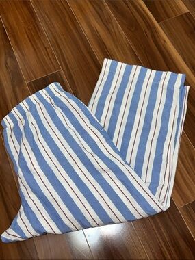 Large PETITE 100% cotton Old Navy striped pajama pants